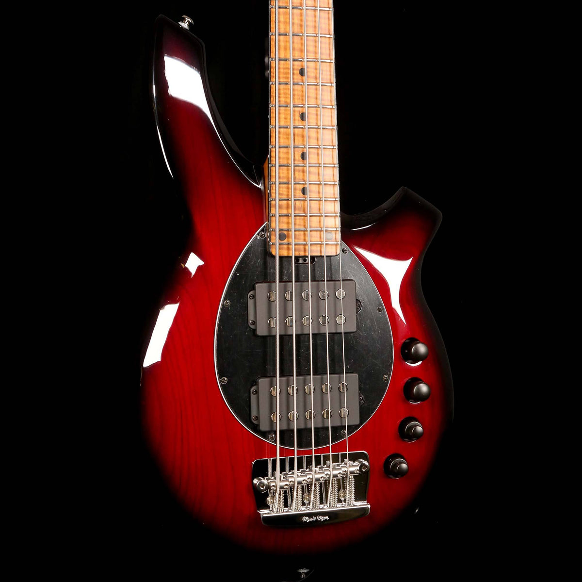 Ernie Ball Music Man BFR Bongo Bass 5-String Wild Cherry Burst — 6