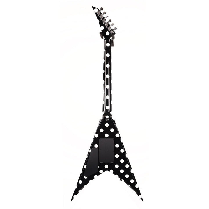 Jackson Custom Shop King V Black and White Polka Dots