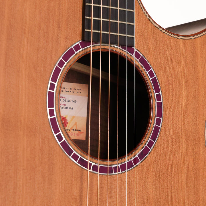 Taylor Custom Shop Grand Auditorium Florentine Western Red Cedar and Laurelwood 2019