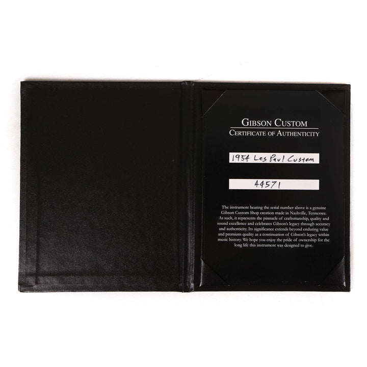 Gibson Custom Shop 1954 Les Paul Custom Ebony VOS