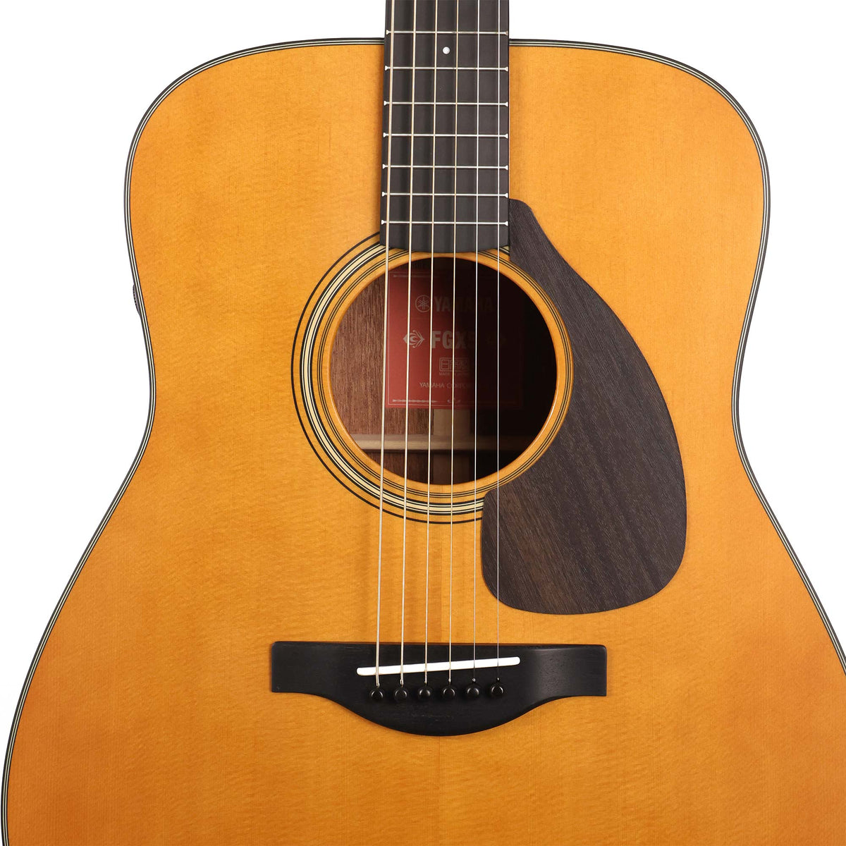 Yamaha Red Label FGX5 Acoustic-Electric Natural — 4