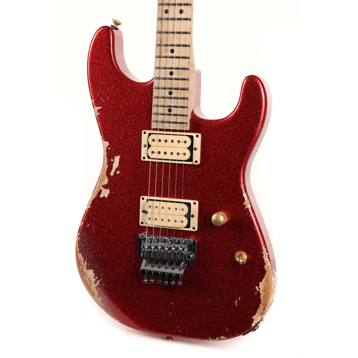 Charvel Custom Shop Nitro Aged San Dimas Red Sparkle — 4