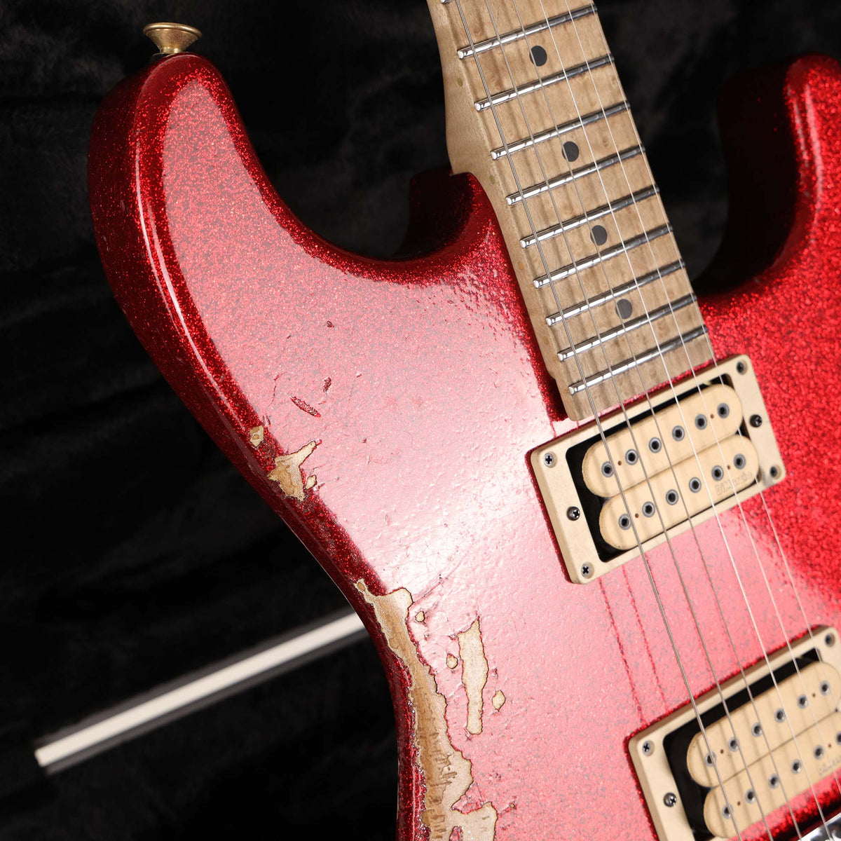 Charvel Custom Shop Nitro Aged San Dimas Red Sparkle — 6