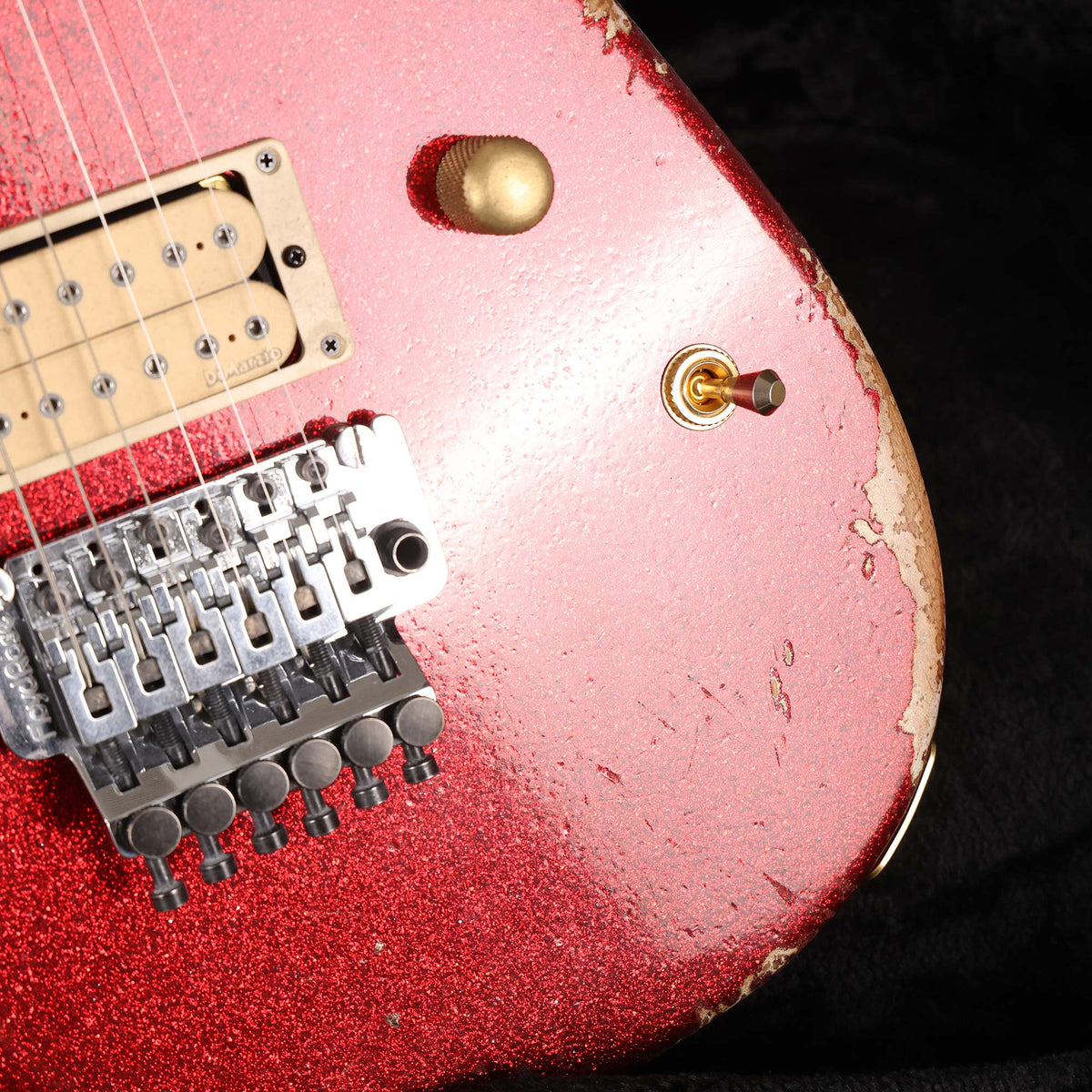 Charvel Custom Shop Nitro Aged San Dimas Red Sparkle — 9
