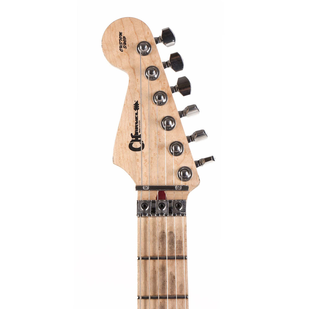 Charvel Custom Shop Nitro Aged San Dimas Red Sparkle Reverse Headstock — 10