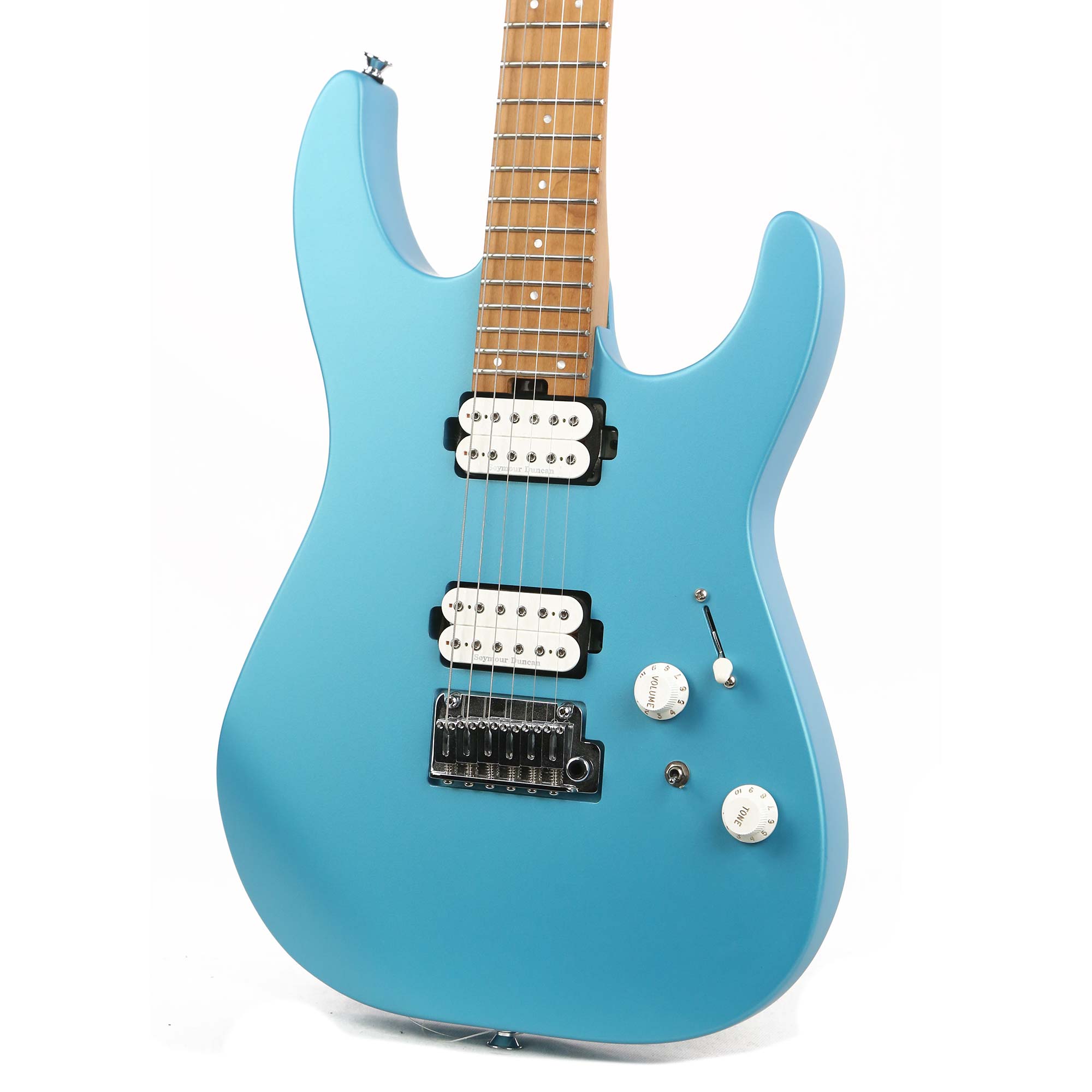 Charvel Pro-Mod DK24 HH 2PT CM Matte Blue Frost | The Music Zoo