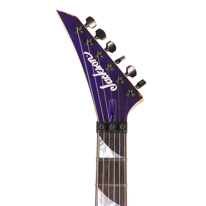 Jackson Custom Shop SL2H-V Soloist Nitro Aged Purple Metallic Reverse Headstock