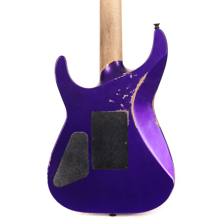 Jackson Custom Shop SL2H-V Soloist Nitro Aged Purple Metallic Reverse Headstock