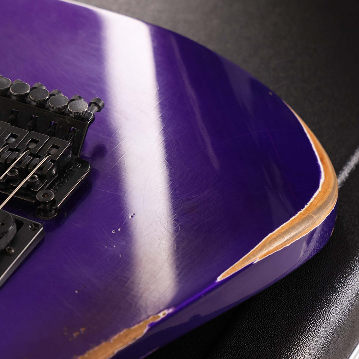 Jackson Custom Shop SL2H-V Soloist Nitro Aged Purple Metallic Reverse Headstock