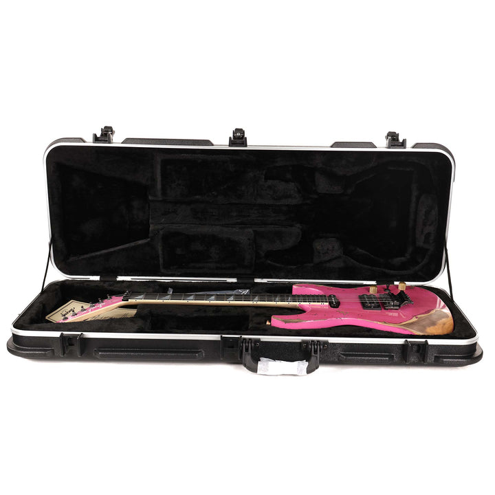 Jackson Custom Shop SL2V Nitro Aged Platinum Pink Music Zoo Exclusive