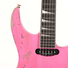 【美品】NICO CROWN Spangle Overdrive Pink Jackson Custom Shop SL2V Nitro Aged Platinum Pink Music Zoo