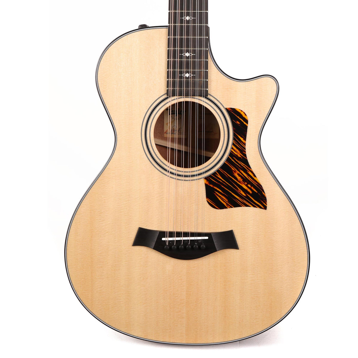 Taylor 352ce 12-Fret Grand Concert 12-String Acoustic-Electric Natural Used — 1