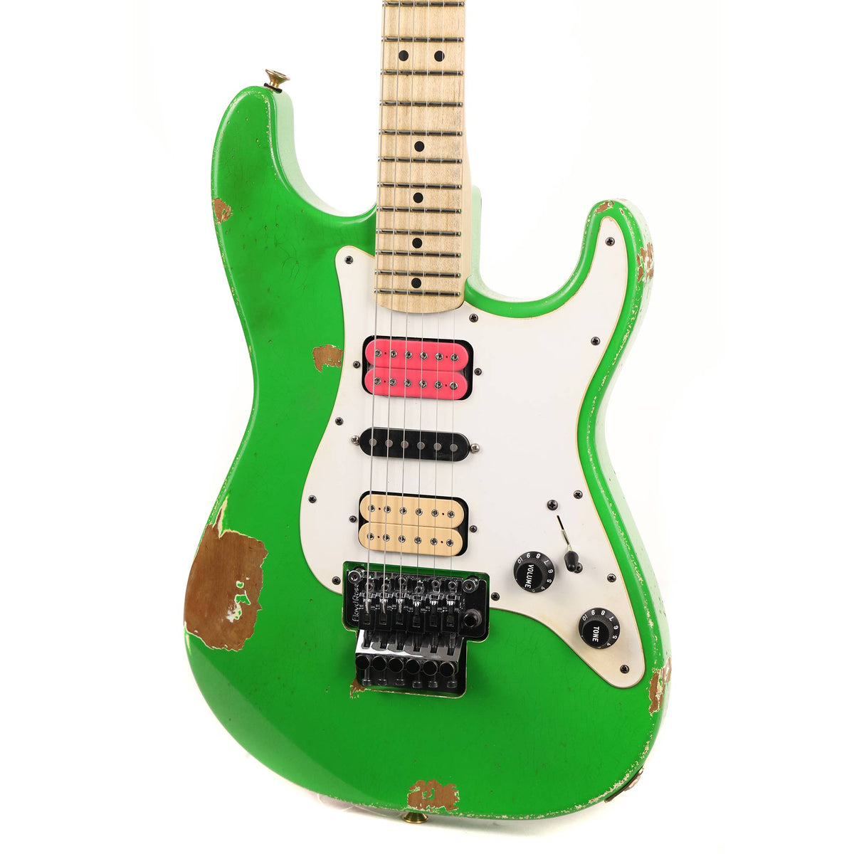 Charvel Custom Shop So Cal HSH Nitro Aged Slime Green Masterbuilt Big Rob — 6