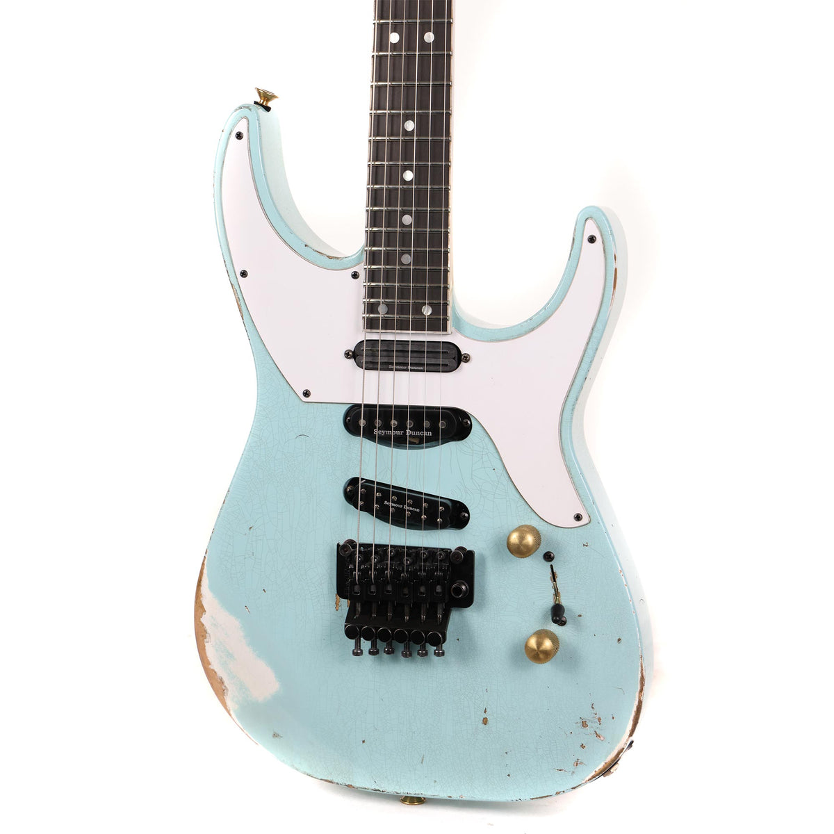 Jackson Custom Shop SL Soloist 3S-V Daphne Blue — 7