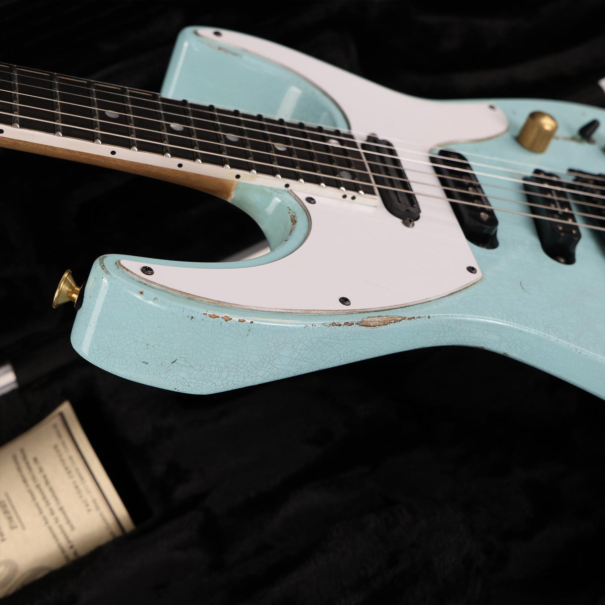 Jackson Custom Shop SL Soloist 3S-V Daphne Blue | The Music Zoo