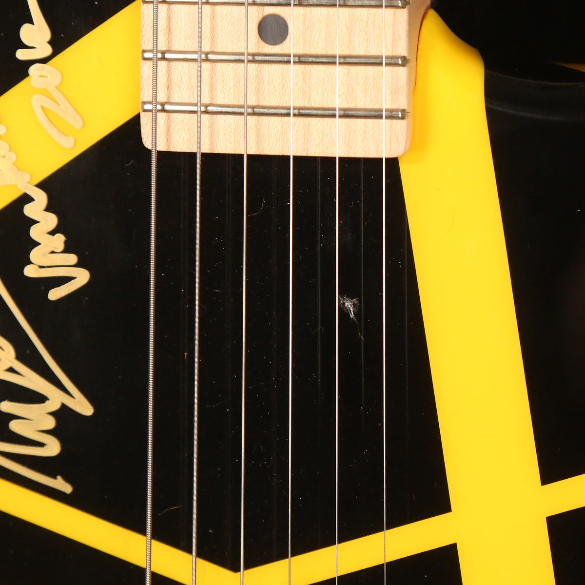 Charvel EVH Art Series Ottawa 3-21-12 Black and Yellow — 8
