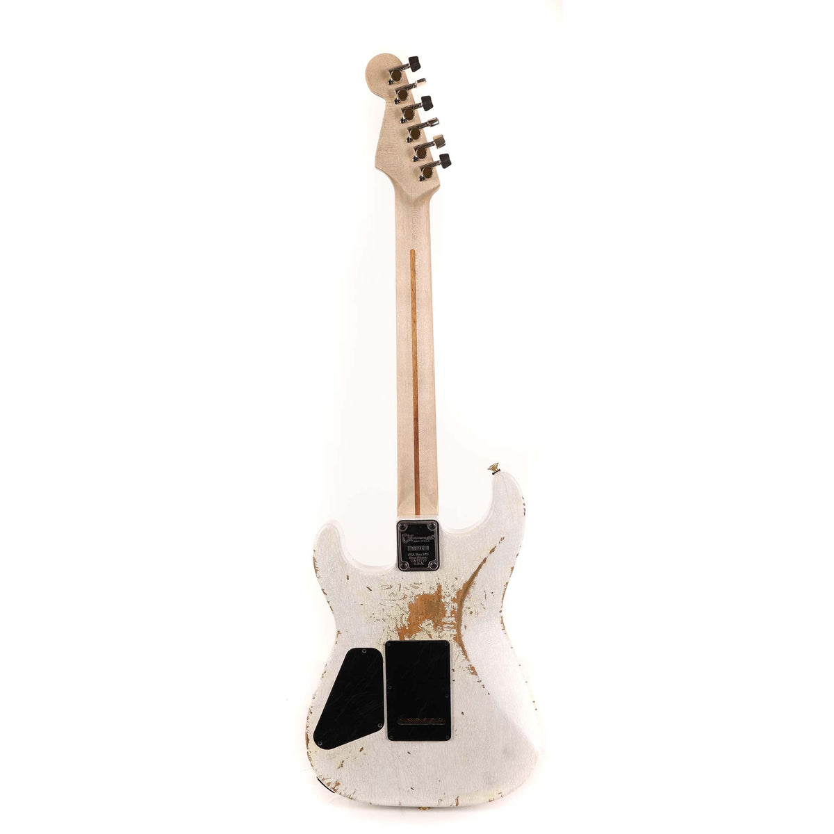 Charvel Custom Shop San Dimas Nitro Aged Diagonal Stripes — 3
