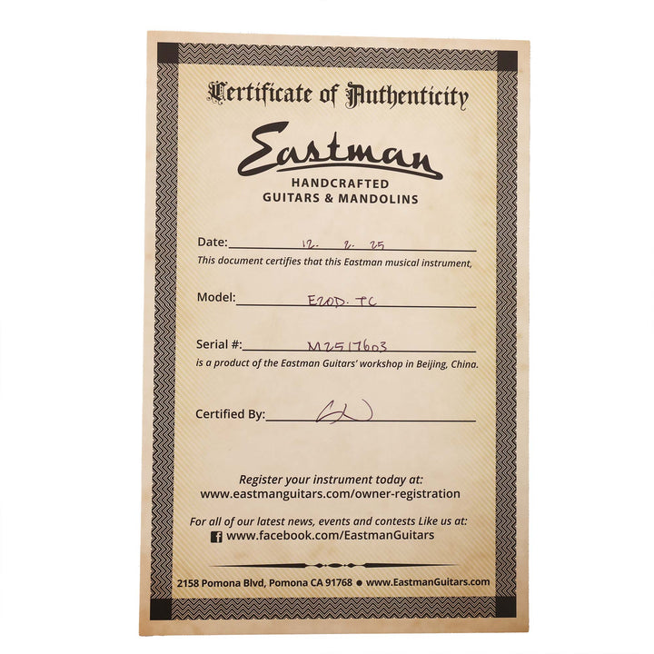 Eastman E20D-TC Dreadnought Acoustic