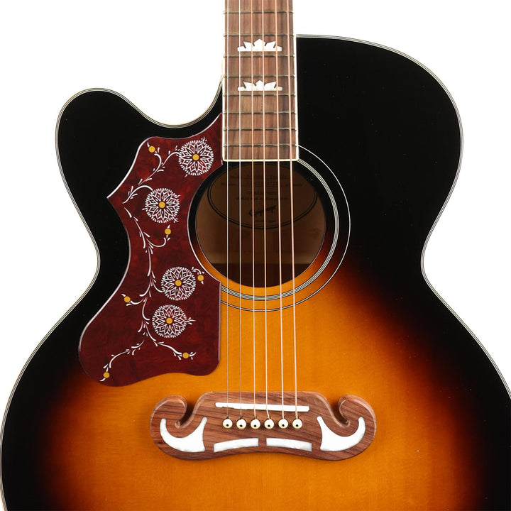Epiphone EJ-200SCE Left-Handed Acoustic-Electric Vintage Sunburst