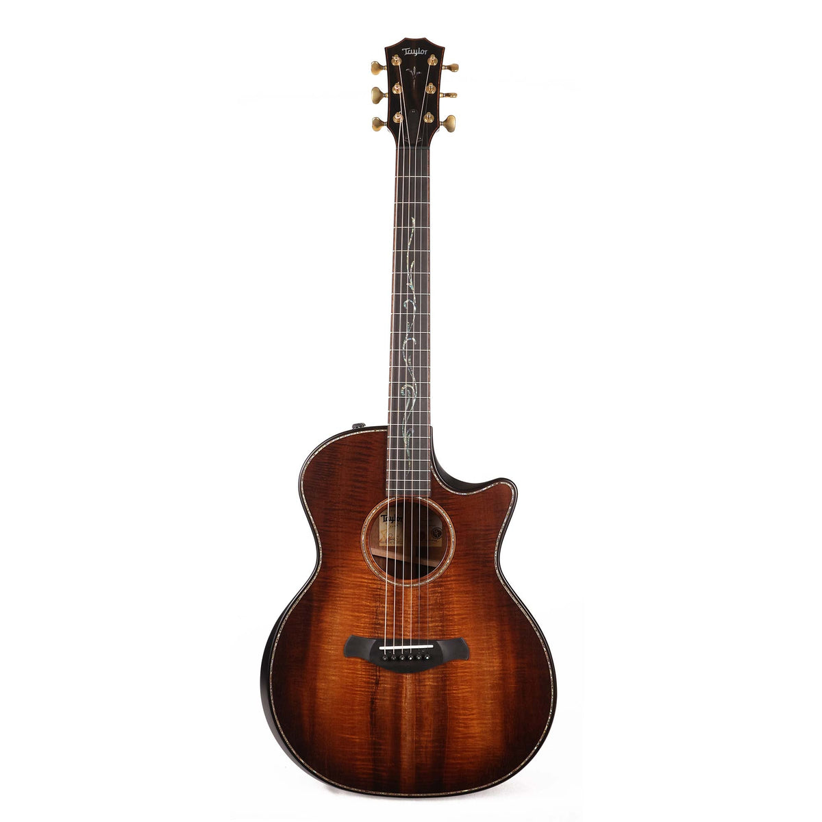 Taylor K24ce Koa Builder's Edition V-Class Bracing Acoustic-Electric Kona Burst Used — 2