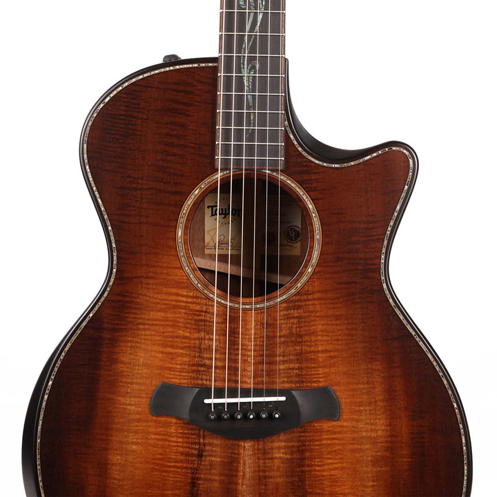 Taylor K24ce Koa Builder's Edition V-Class Bracing Acoustic-Electric Kona Burst Used