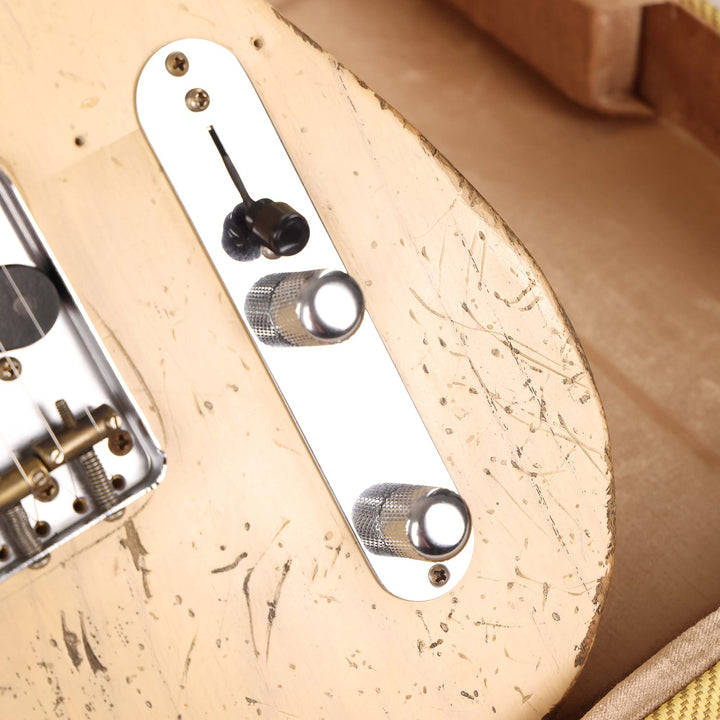 Fender Custom Shop 1951 Nocaster Masterbuilt Hacksaw Relic Jason Smith Super Faded Aged Vintage Blonde