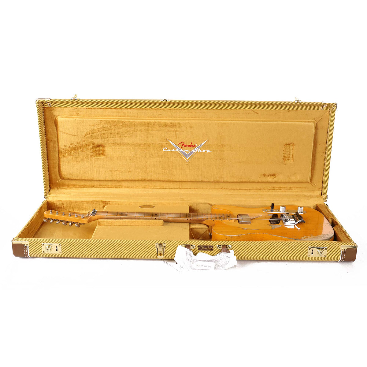 Fender Custom Shop 1952 Telecaster Masterbuilt Hacksaw Relic Todd Krause Super Faded Butterscotch Blonde — 12