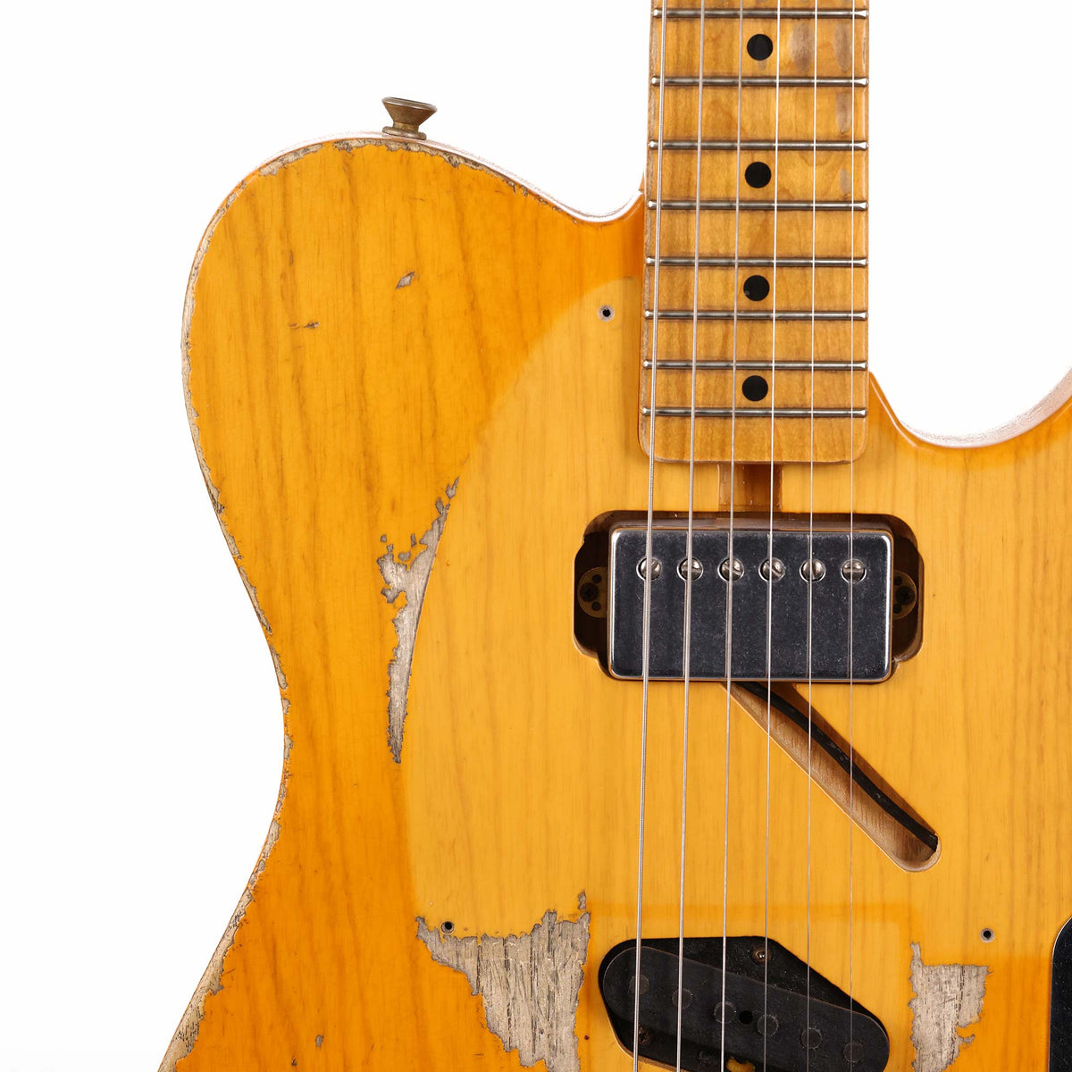 Fender Custom Shop 1952 Telecaster Masterbuilt Hacksaw Relic Todd Krause Super Faded Butterscotch Blonde — 4