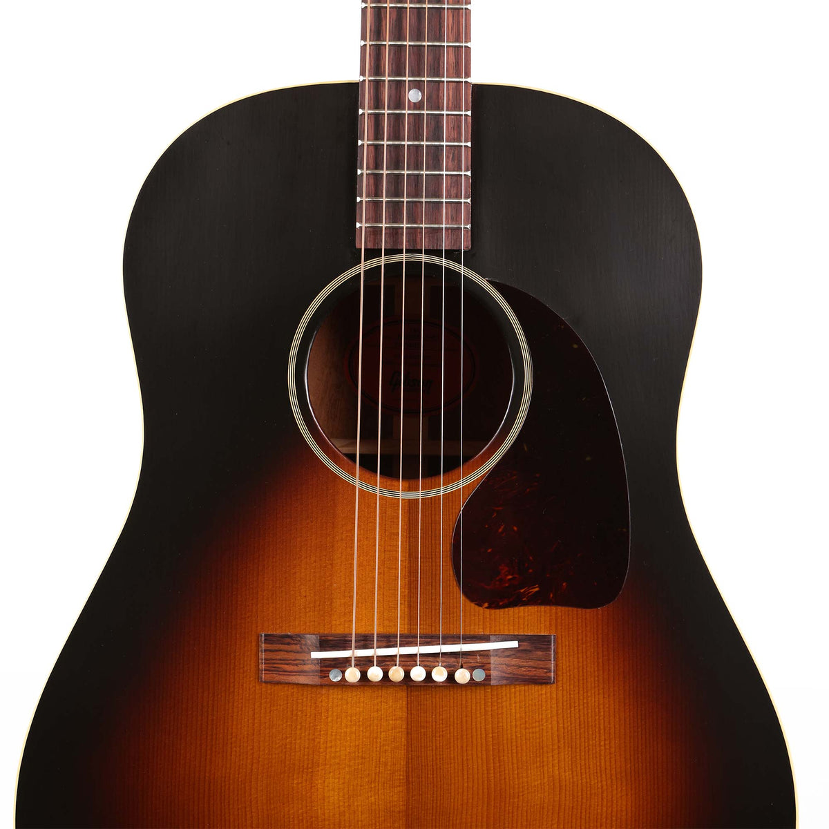 Gibson 1942 Banner J-45 Vintage Sunburst — 4