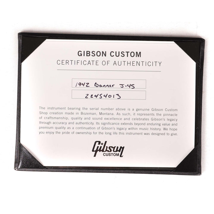 Gibson 1942 Banner J-45 Vintage Sunburst