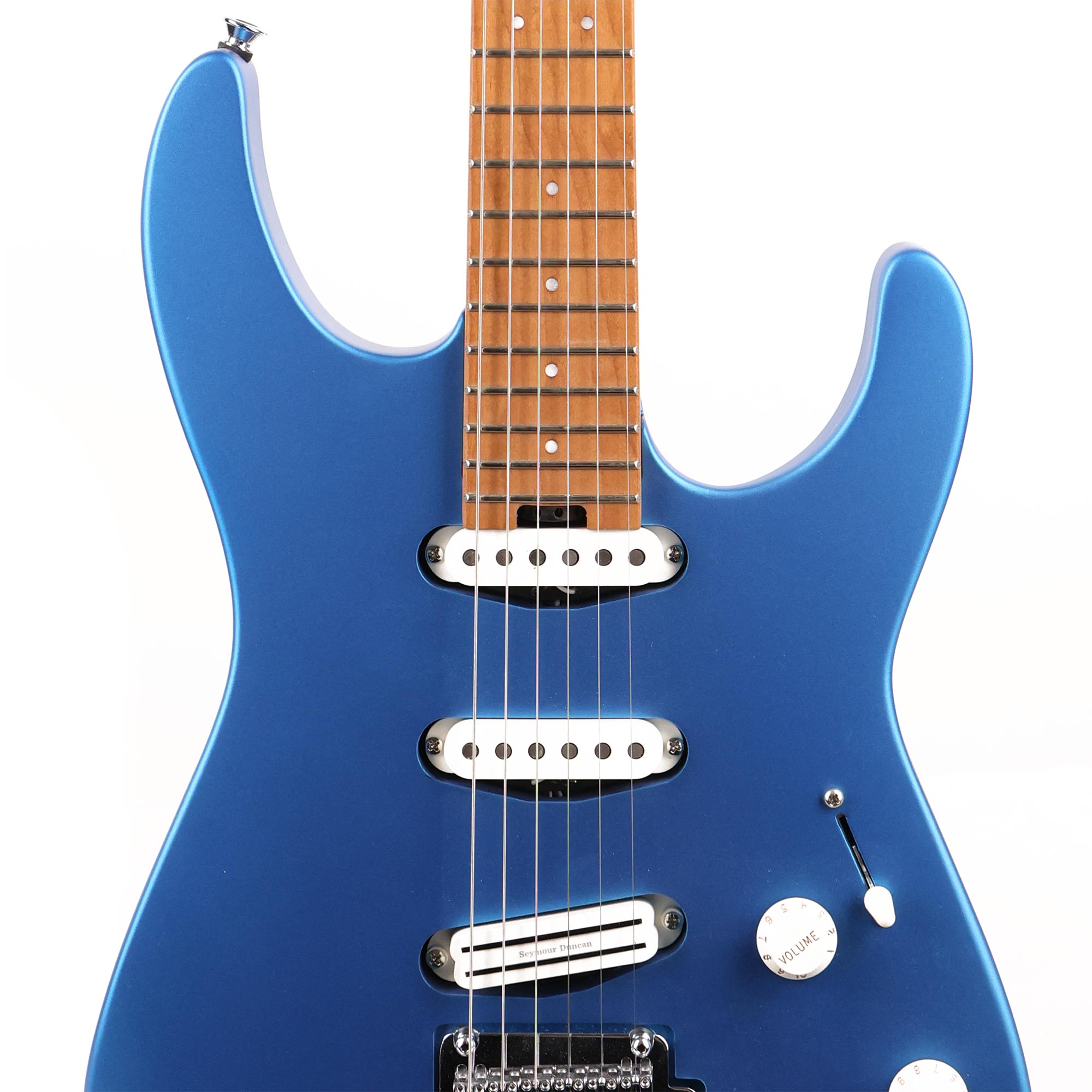 Charvel Pro-Mod DK22 SSS 2PT CM Electric Blue Used | The Music Zoo