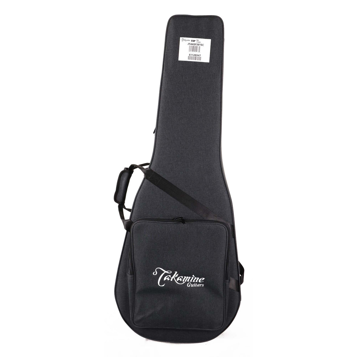 Takamine EF381SC 12-String Dreadnought Acoustic-Electric Black — 9