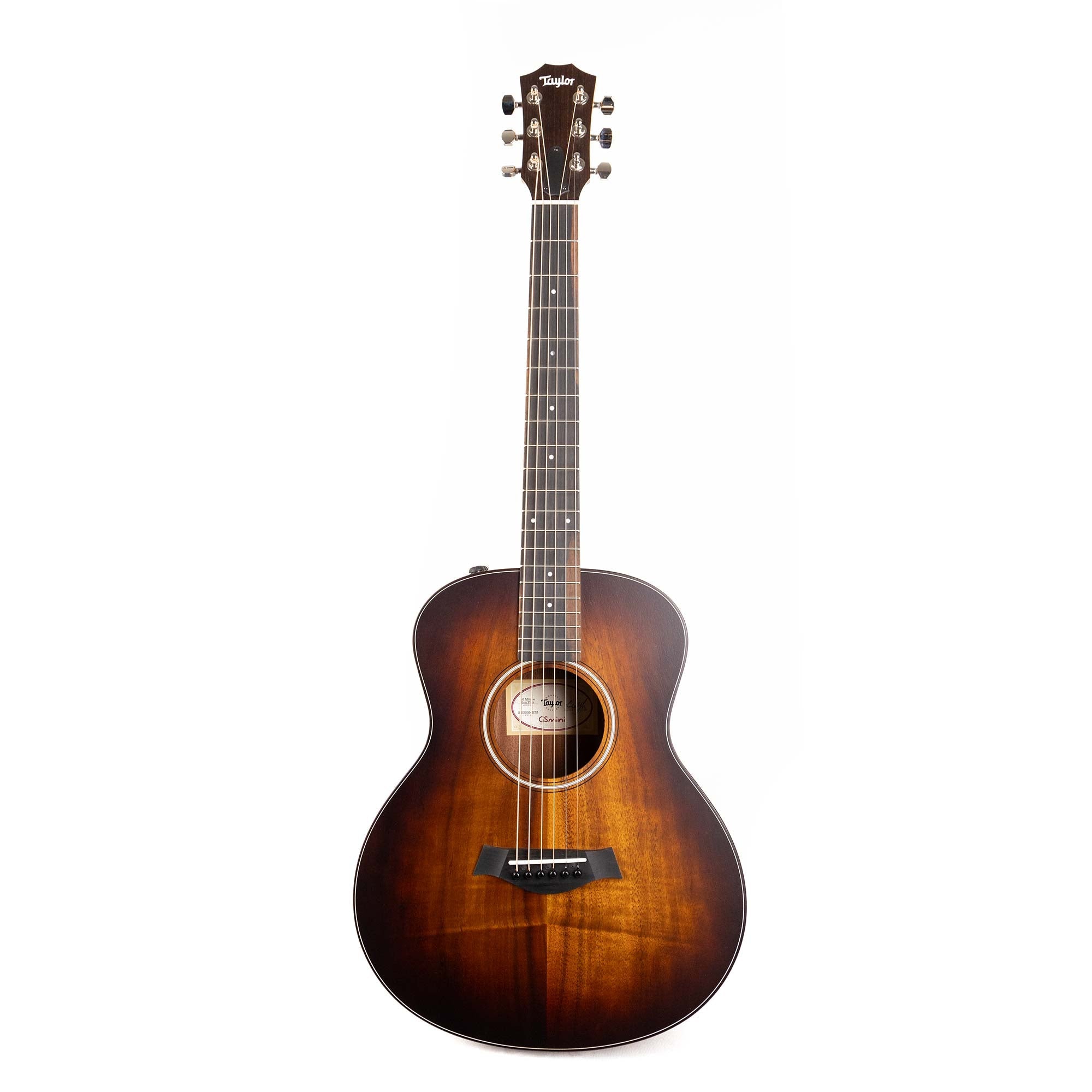 Taylor GS Mini-e Koa Plus Acoustic-Electric Shaded Edgeburst | The
