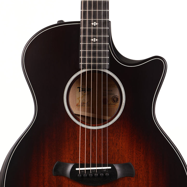 Taylor Builder's Edition 324ce Acoustic-Electric Silent Satin Tobacco Kona