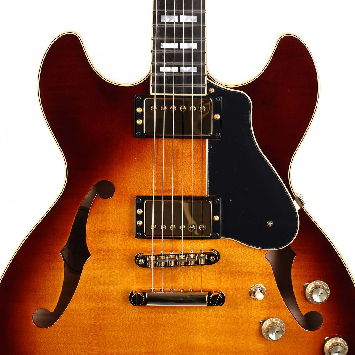 Yamaha SA2200 Semi-Hollow Violin Sunburst — 4