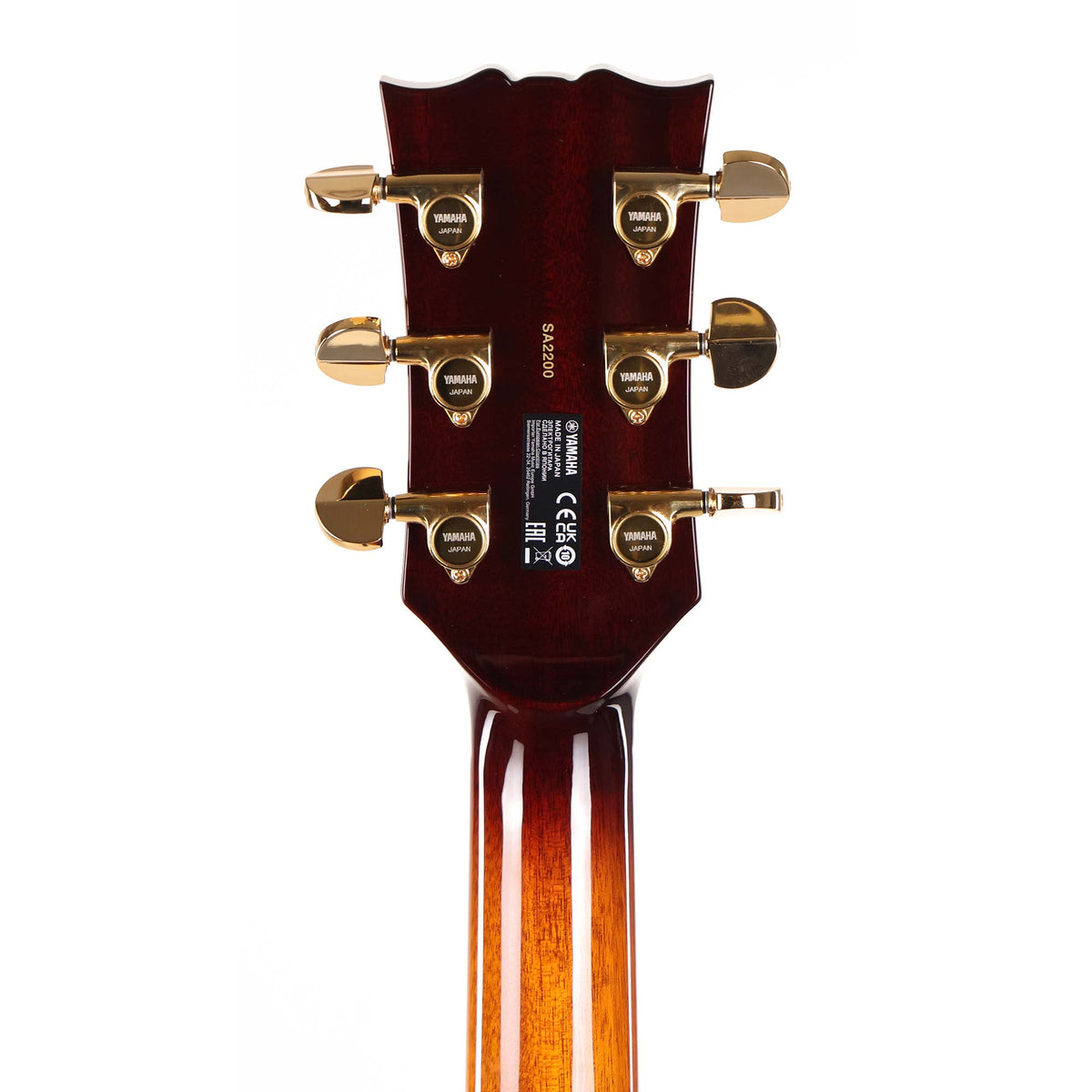 Yamaha SA2200 Semi-Hollow Violin Sunburst — 7