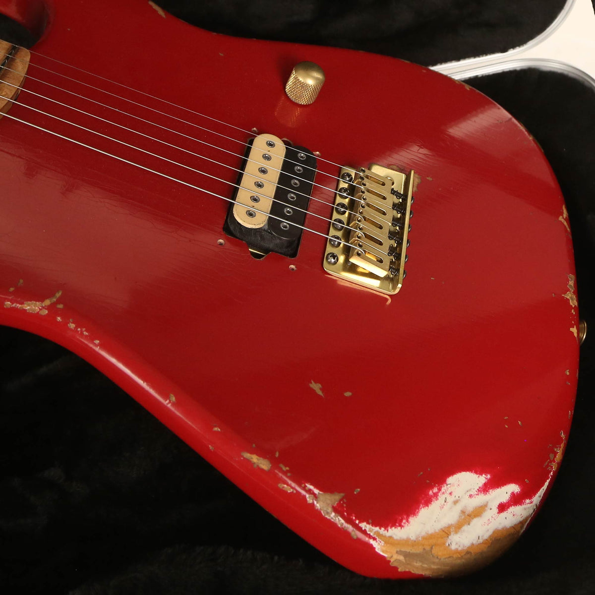 Charvel Custom Shop San Dimas Nitro Aged Dakota Red Masterbuilt Red Dave — 8