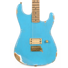 Charvel Custom Shop San Dimas Nitro Aged Robins Egg Blue Masterbuilt Red Dave