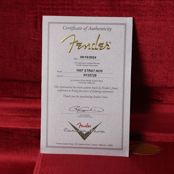 Fender Custom Shop 1957 Stratocaster NOS Daphne Blue with Matching Neck