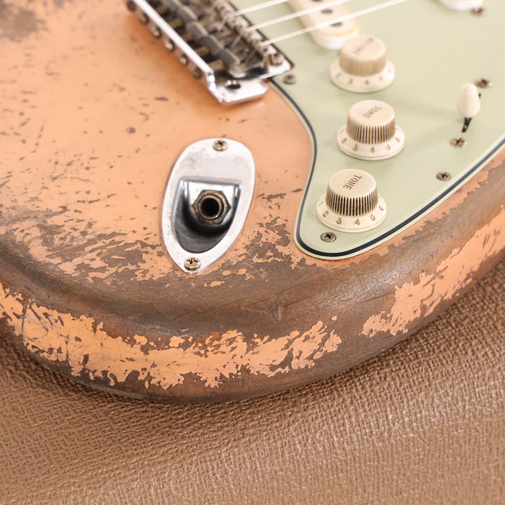 Fender Custom Shop 1962 Stratocaster Ultimate Relic Shell Pink Masterbuilt Andy Hicks