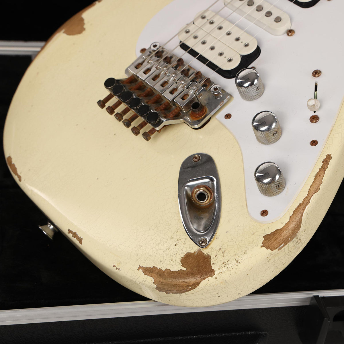 Charvel Custom Shop So-Cal 24-Fret HSH Vanilla Shake Masterbuilt Pat Campolattano — 10