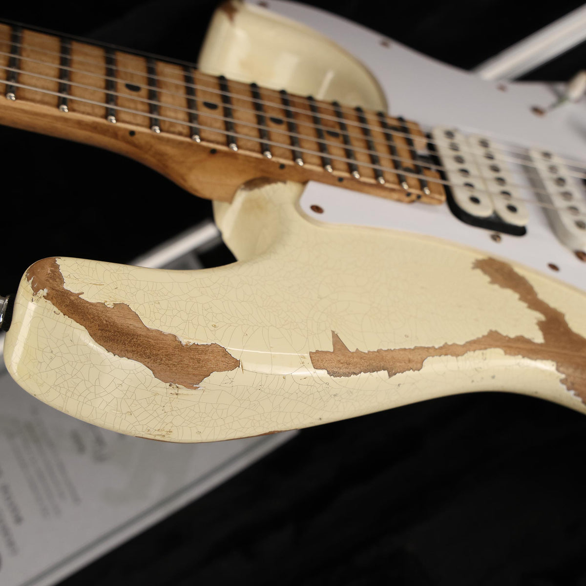 Charvel Custom Shop So-Cal 24-Fret HSH Vanilla Shake Masterbuilt Pat Campolattano — 7