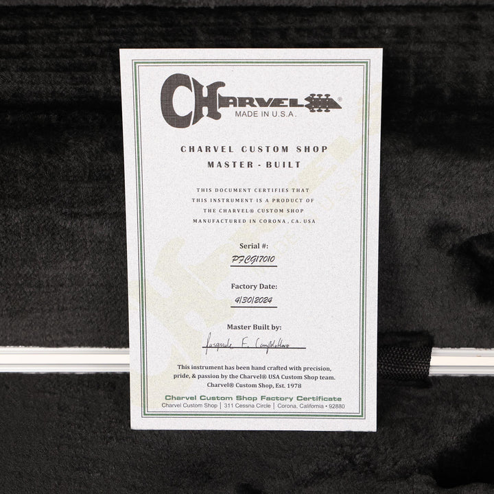 Charvel Custom Shop So-Cal 24-Fret HSH Slime Green Masterbuilt Pat Campolattano