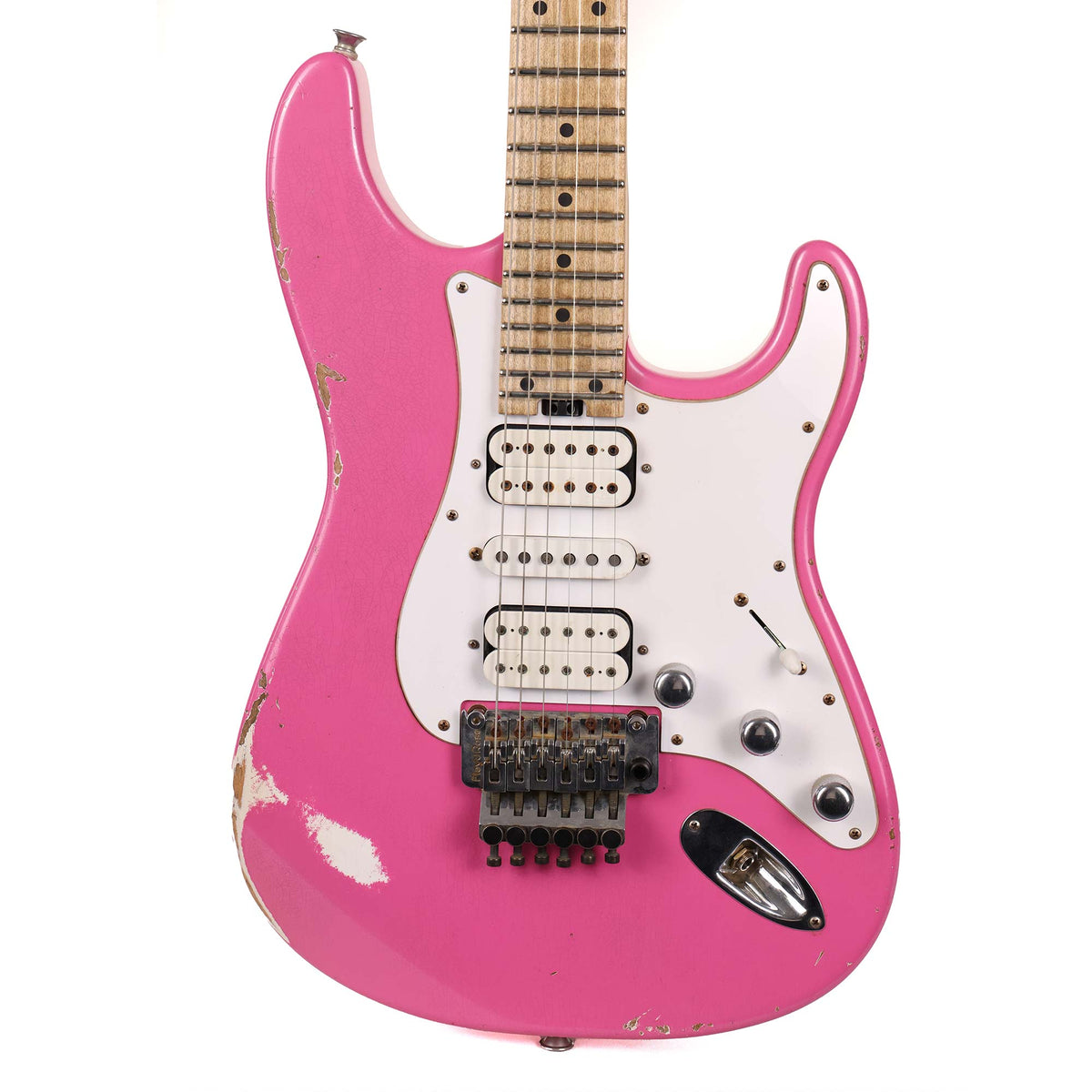 Charvel Custom Shop So-Cal 24-Fret HSH Platinum Pink Masterbuilt Pat Campolattano — 1