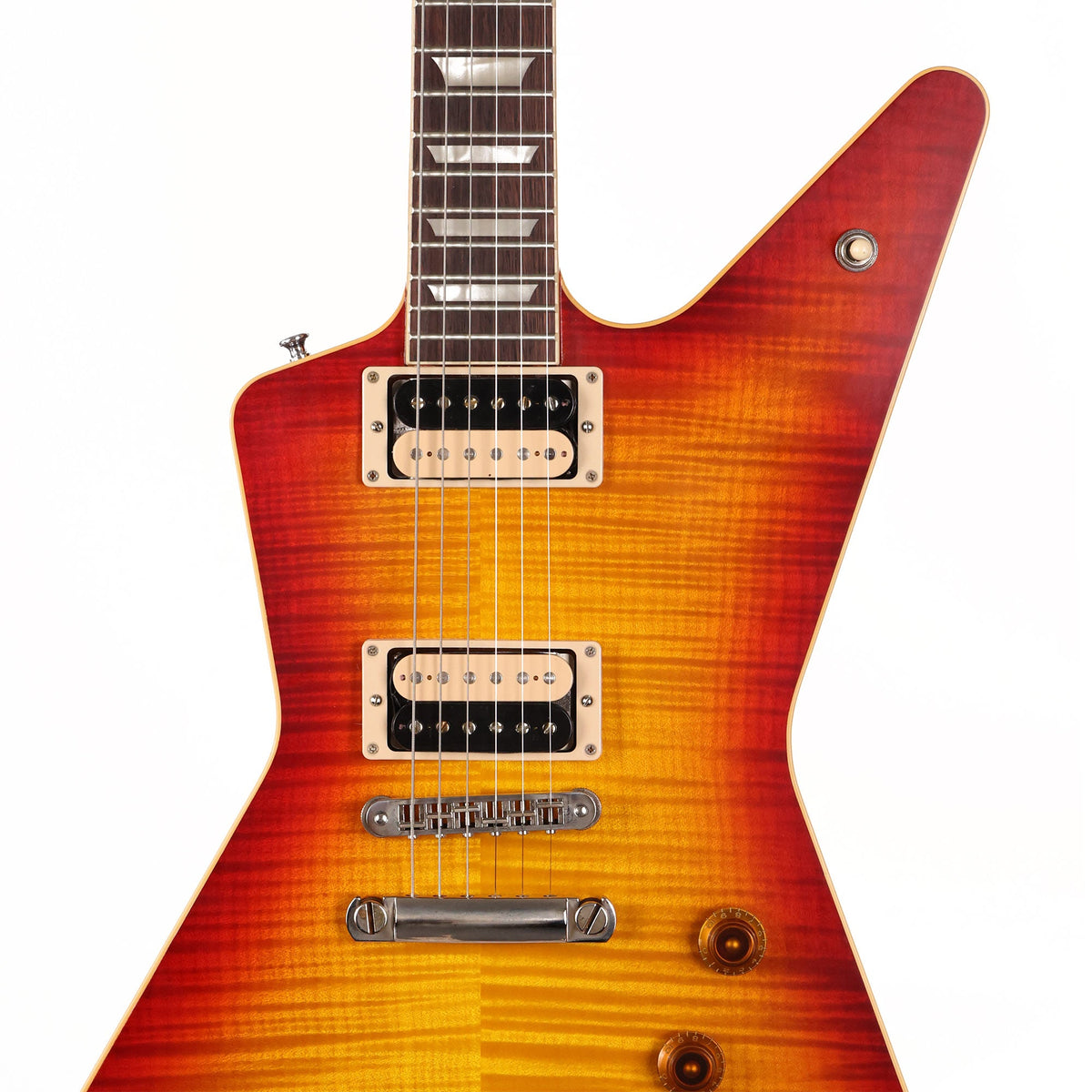 Gibson Custom Shop Explorer Custom Made 2 Measure Antique Factory Burst VOS — 4