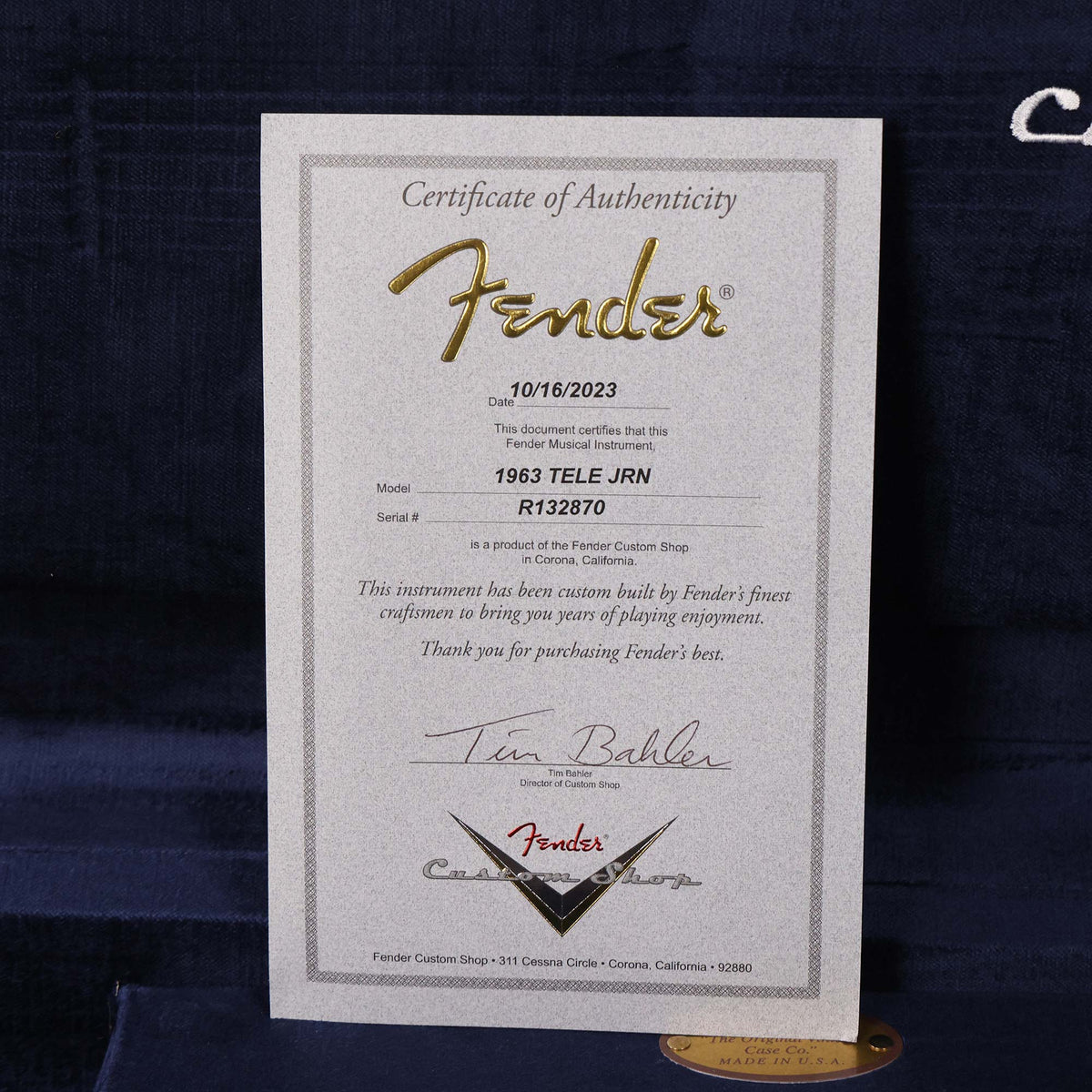 Fender Custom Shop 1963 Telecaster Mahogany Body Journeyman Relic Crimson Transparent 2023 — 10