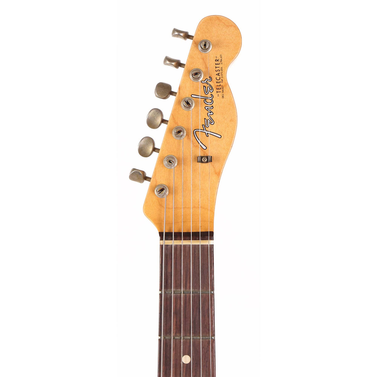 Fender Custom Shop 1963 Telecaster Mahogany Body Journeyman Relic Crimson Transparent 2023 — 8