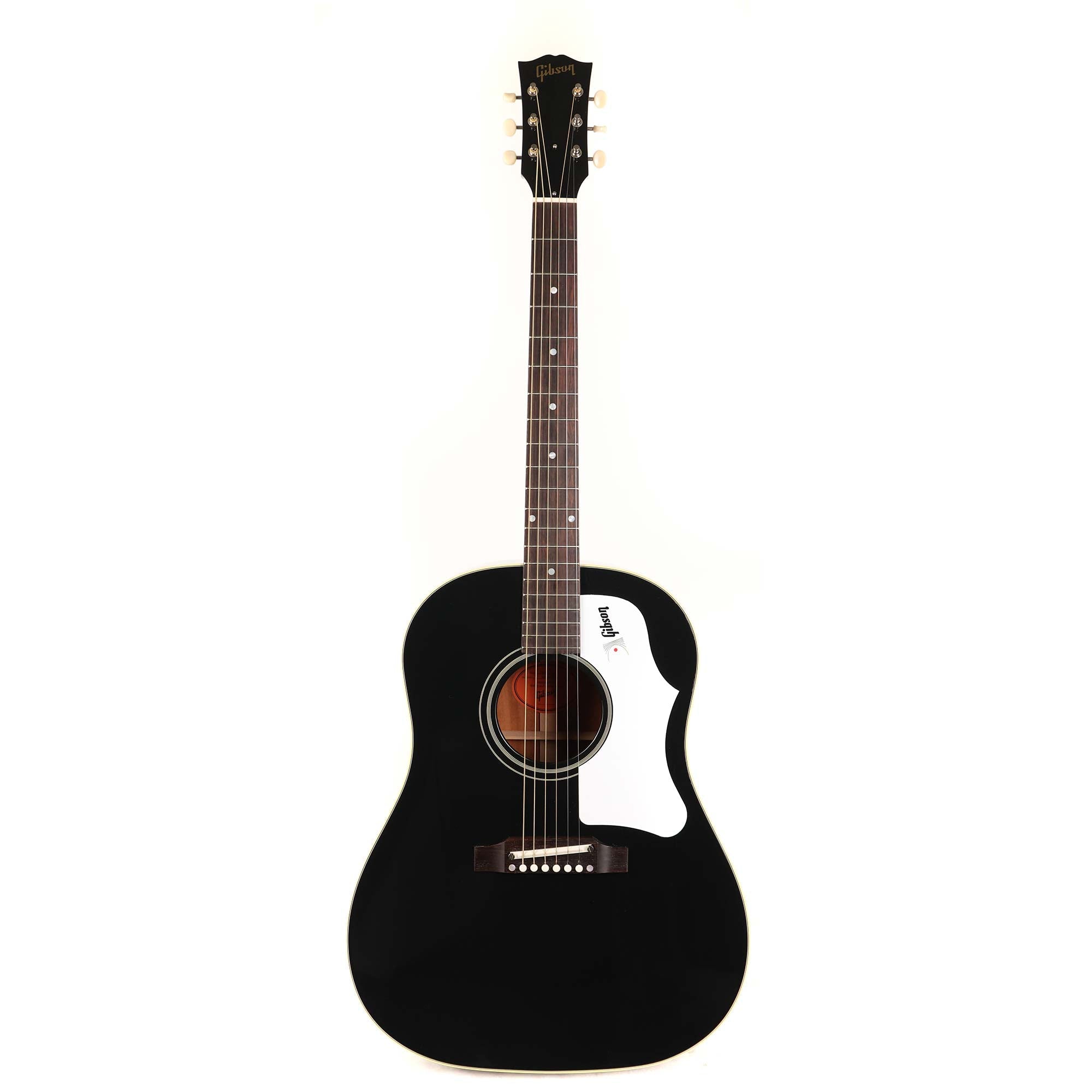 ギター Gibson Custom Shop 1960s J-45 ADJ Ebony Gibson 60's J-45 Original Adjustable Saddle Acoustic Guitar Ebony