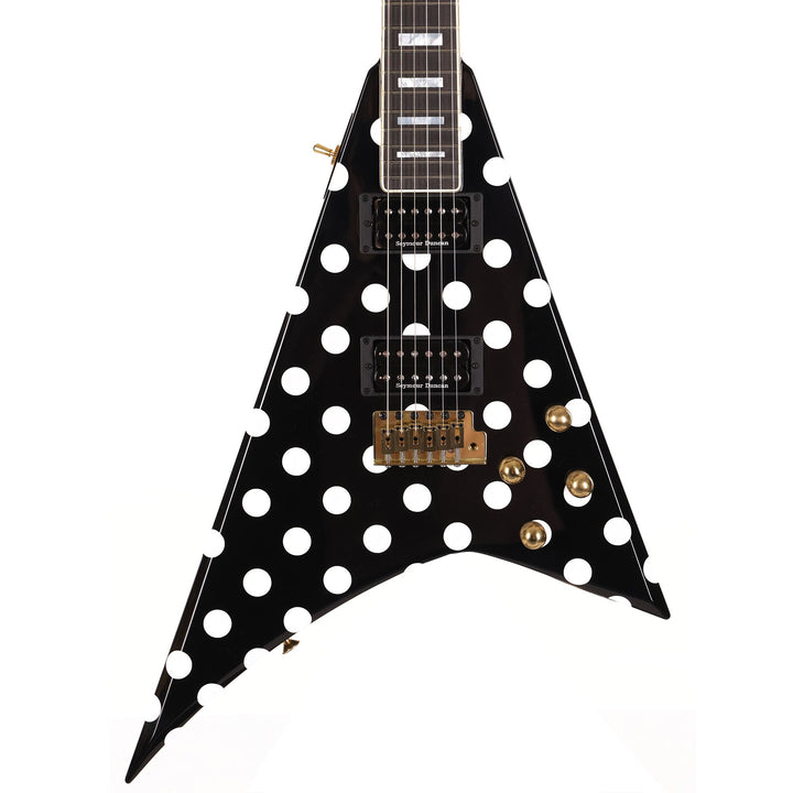 Jackson Custom Shop RR 1.5 Rhoads Black with White Polka Dots