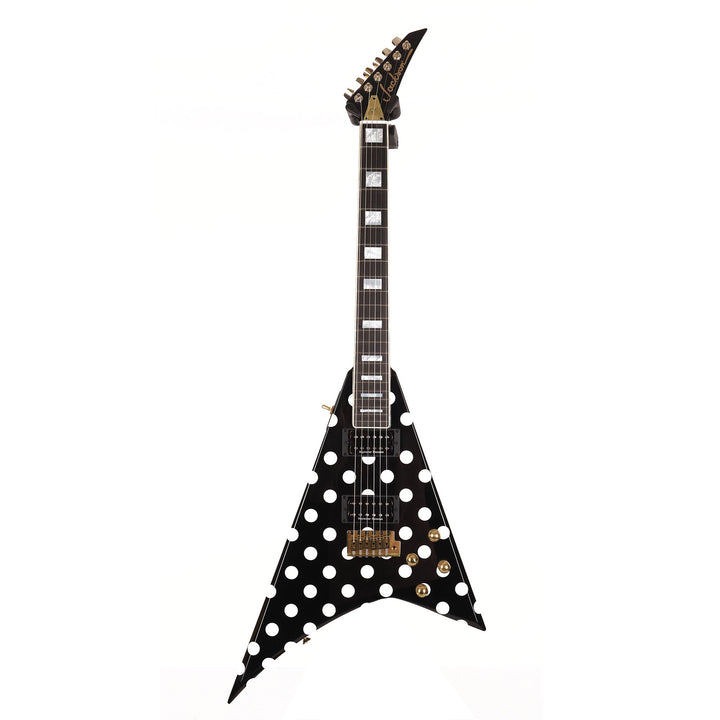 Jackson Custom Shop RR 1.5 Rhoads Black with White Polka Dots
